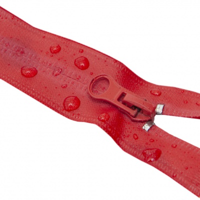 Молния водонепроницаемая PVC Т-7, 20 см, неразъемная, цвет (820)-красный - купить в Энгельсе. Цена: 21.56 руб.