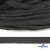 Шнур плетеный d-8 мм плоский, 70% хлопок 30% полиэстер, уп.85+/-1 м, цв.1026-серый - купить в Энгельсе. Цена: 735 руб.