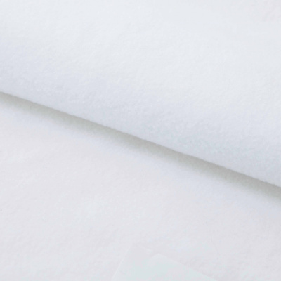 Флис DTY 240 г/м2, White/белый, 150 см (2,77м/кг) - купить в Энгельсе. Цена 640.46 руб.