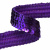 Тесьма с пайетками 12, шир. 20 мм/уп. 25+/-1 м, цвет фиолет - купить в Энгельсе. Цена: 778.19 руб.