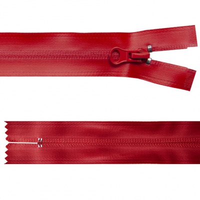 Молния водонепроницаемая PVC Т-7, 20 см, неразъемная, цвет (820)-красный - купить в Энгельсе. Цена: 21.56 руб.