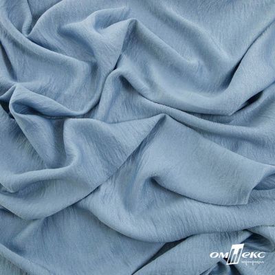 Ткань плательная Муар, 100% полиэстер,165 (+/-5) гр/м2, шир. 150 см, цв. Серо-голубой - купить в Энгельсе. Цена 215.65 руб.