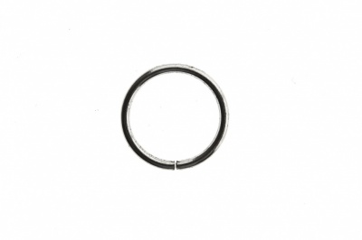 Кольцо металлическое d-15 мм, цв.-никель - купить в Энгельсе. Цена: 2.45 руб.