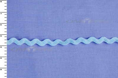 Тесьма плетеная "Вьюнчик"/голубой - купить в Энгельсе. Цена: 37.29 руб.