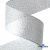 Лента металлизированная "ОмТекс", 50 мм/уп.22,8+/-0,5м, цв.- серебро - купить в Энгельсе. Цена: 149.71 руб.