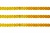 Пайетки "ОмТекс" на нитях, CREAM, 6 мм С / упак.73+/-1м, цв. 92 - золото - купить в Энгельсе. Цена: 484.77 руб.