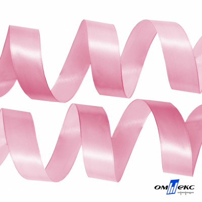 050-нежно-розовый Лента атласная упаковочная (В) 85+/-5гр/м2, шир.25 мм (1/2), 25+/-1 м - купить в Энгельсе. Цена: 53.96 руб.