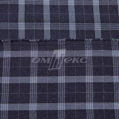 Ткань костюмная клетка 25790 2005, 200 гр/м2, шир.150см, цвет т.синий/син/бел - купить в Энгельсе. Цена 509.88 руб.