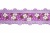 Тесьма декоративная 0385-6169, шир. 25 мм/уп. 22,8+/-1 м, цвет 01-фиолетовый - купить в Энгельсе. Цена: 387.43 руб.