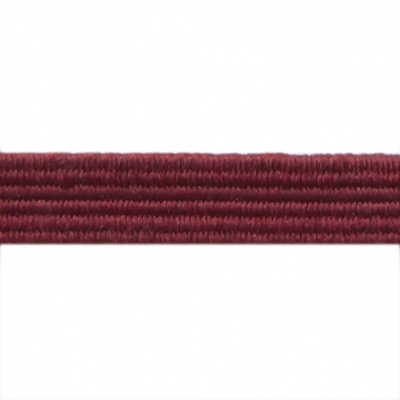 Резиновые нити с текстильным покрытием, шир. 6 мм ( упак.30 м/уп), цв.- 88-бордо - купить в Энгельсе. Цена: 155.22 руб.