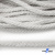 Шнур плетеный d-6 мм круглый, 70% хлопок 30% полиэстер, уп.90+/-1 м, цв.1076-белый - купить в Энгельсе. Цена: 588 руб.