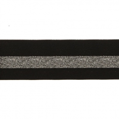 #2/6-Лента эластичная вязаная с рисунком шир.52 мм (45,7+/-0,5 м/бобина) - купить в Энгельсе. Цена: 69.33 руб.