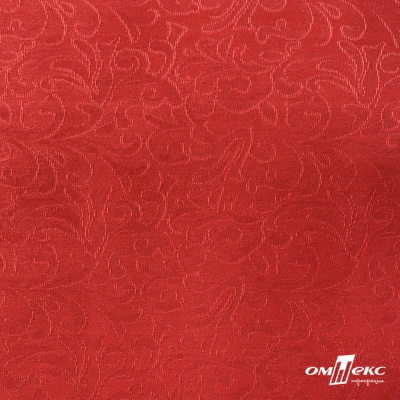 Ткань жаккард королевский, 100% полиэстр 180 г/м 2, шир.150 см, цв-красный - купить в Энгельсе. Цена 293.39 руб.