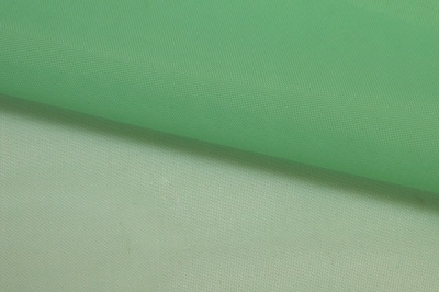Портьерный капрон 15-6123, 47 гр/м2, шир.300см, цвет св.зелёный - купить в Энгельсе. Цена 137.27 руб.
