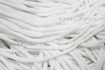 Шнур Т-02 (4с2) мелкое плетение 4мм 100 м белый - купить в Энгельсе. Цена: 2.50 руб.