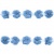Тесьма плетеная "Рюш", упак. 9,14 м, цвет голубой - купить в Энгельсе. Цена: 45.87 руб.