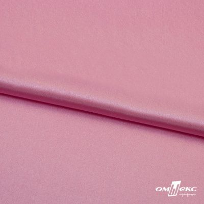 Поли креп-сатин 15-2216, 125 (+/-5) гр/м2, шир.150см, цвет розовый - купить в Энгельсе. Цена 155.57 руб.