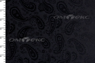 Ткань подкладочная жаккард Р14098, чёрный, 85 г/м2, шир. 150 см, 230T - купить в Энгельсе. Цена 166.45 руб.