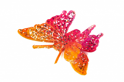 Бабочка декоративная пластиковая #10 - купить в Энгельсе. Цена: 7.09 руб.
