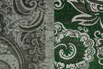 Ткань костюмная жаккард, 135 гр/м2, шир.150см, цвет зелёный№4 - купить в Энгельсе. Цена 441.94 руб.