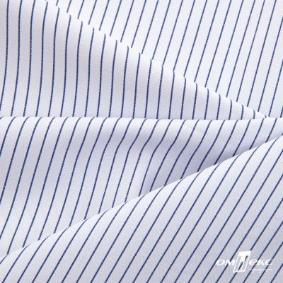Ткань сорочечная Ронда, 115 г/м2, 58% пэ,42% хл, шир.150 см, цв.4-синяя, (арт.114) - купить в Энгельсе. Цена 306.69 руб.