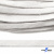 Шнур плетеный d-8 мм плоский, 70% хлопок 30% полиэстер, уп.85+/-1 м, цв.1018-белый - купить в Энгельсе. Цена: 735 руб.