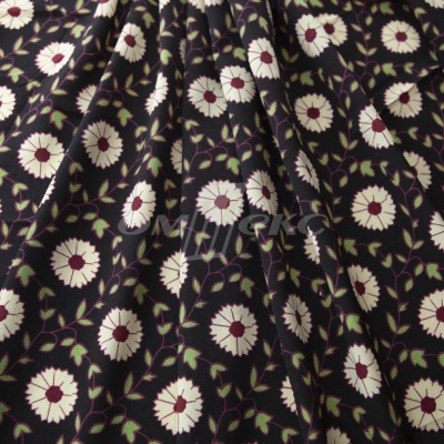 Плательная ткань "Фламенко" 10.1, 80 гр/м2, шир.150 см, принт растительный - купить в Энгельсе. Цена 241.49 руб.