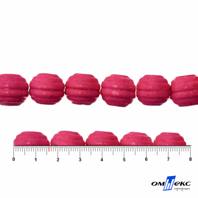 0309-Бусины деревянные "ОмТекс", 16 мм, упак.50+/-3шт, цв.023-розовый - купить в Энгельсе. Цена: 62.22 руб.