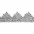 Тесьма металлизированная 0384-0240, шир. 40 мм/уп. 25+/-1 м, цвет серебро - купить в Энгельсе. Цена: 490.74 руб.