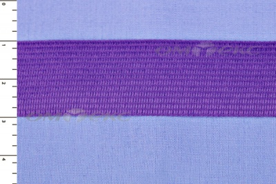 Окантовочная тесьма №0225, шир. 22 мм (в упак. 100 м), цвет фиолет - купить в Энгельсе. Цена: 271.60 руб.