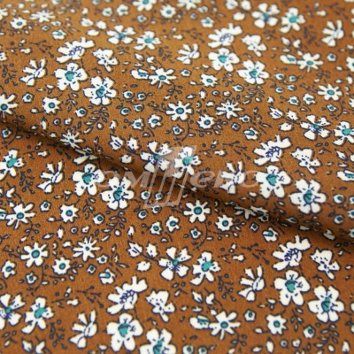 Плательная ткань "Фламенко" 11.1, 80 гр/м2, шир.150 см, принт растительный - купить в Энгельсе. Цена 239.03 руб.
