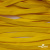 Шнур плетеный (плоский) d-12 мм, (уп.90+/-1м), 100% полиэстер, цв.269 - жёлтый - купить в Энгельсе. Цена: 8.62 руб.
