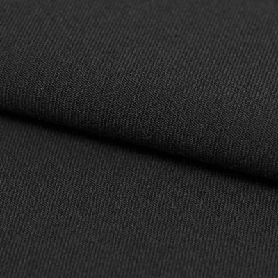 Костюмная ткань с вискозой "Рошель", 250 гр/м2, шир.150см, цвет чёрный - купить в Энгельсе. Цена 438.12 руб.