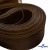 Регилиновая лента, шир.65мм, (уп.25 ярд), цв.- коричневый - купить в Энгельсе. Цена: 499.43 руб.