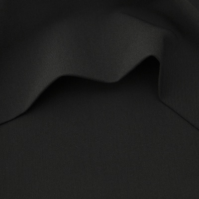 Костюмная ткань с вискозой "Меган", 210 гр/м2, шир.150см, цвет чёрный - купить в Энгельсе. Цена 382.42 руб.