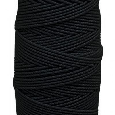 Нитка - резинка Спандекс 25 м (уп-10шт)-чёрные - купить в Энгельсе. Цена: 36.02 руб.