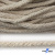 Шнур плетеный d-6 мм круглый, 70% хлопок 30% полиэстер, уп.90+/-1 м, цв.1077-лён - купить в Энгельсе. Цена: 588 руб.