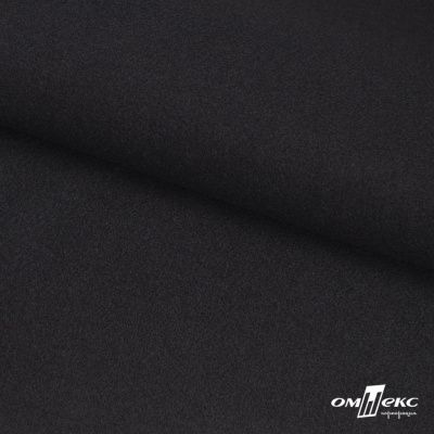 Трикотажное полотно "Монне" 100% полиэстр, 152см, 350 г/м2, чёрный, м - купить в Энгельсе. Цена 385 руб.
