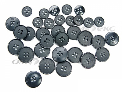 51926/15 мм (4 пр) черные пуговицы (брючные) - купить в Энгельсе. Цена: 1.50 руб.
