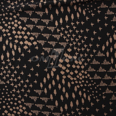 Плательная ткань "Софи" 12.1, 75 гр/м2, шир.150 см, принт этнический - купить в Энгельсе. Цена 243.96 руб.