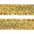 Тесьма с пайетками D16, шир. 35 мм/уп. 25+/-1 м, цвет золото - купить в Энгельсе. Цена: 1 281.60 руб.