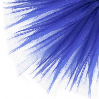 Фатин матовый 16-101, 12 гр/м2, шир.300см, цвет т.синий - купить в Энгельсе. Цена 100.92 руб.