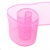 Лента капроновая, шир. 80 мм/уп. 25 м, цвет розовый - купить в Энгельсе. Цена: 19.77 руб.