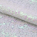Сетка с пайетками №12, 188 гр/м2, шир.140см, цвет перламутровый