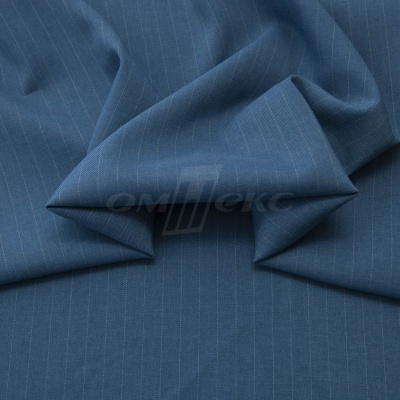 Костюмная ткань "Жаклин", 188 гр/м2, шир. 150 см, цвет серо-голубой - купить в Энгельсе. Цена 426.49 руб.
