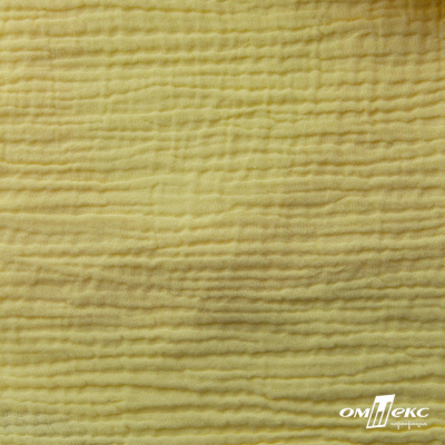 Ткань Муслин, 100% хлопок, 125 гр/м2, шир. 135 см (12-0824) цв.лимон нюд - купить в Энгельсе. Цена 337.25 руб.