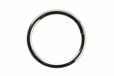 Кольцо металлическое d-32 мм, цв.-никель - купить в Энгельсе. Цена: 3.54 руб.
