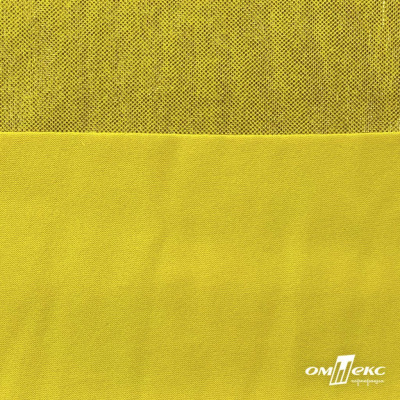 Трикотажное полотно голограмма, шир.140 см, #602 -жёлтый/жёлтый - купить в Энгельсе. Цена 385.88 руб.