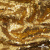 Трикотажное полотно, Сетка с пайетками,188 гр/м2, шир.140 см, цв.-тем.золото (#51) - купить в Энгельсе. Цена 505.15 руб.