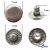 Кнопка металлическая "Альфа" с пружиной, 15 мм (уп. 720+/-20 шт), цвет никель - купить в Энгельсе. Цена: 1 466.73 руб.